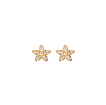Christina Jewelry & Watches Flower Heaven Ohrstecker vergoldetes Silber